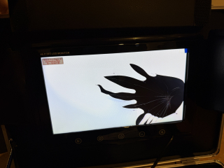 Ar LCD defektu. Makšķerēšanas zemūdens nakts redzamības kamera 50m ar 10"