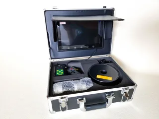 50m night vision fishing underwater camera with 10.1" screen
